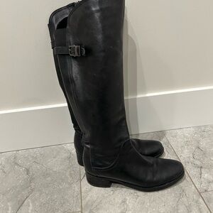 Steve Madden Black Tall Riding Boots